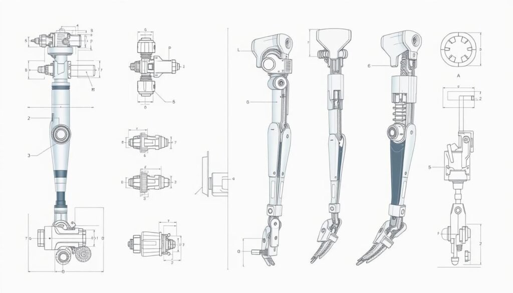 prosthetic limb components