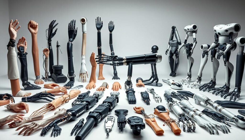 prosthetic limb types